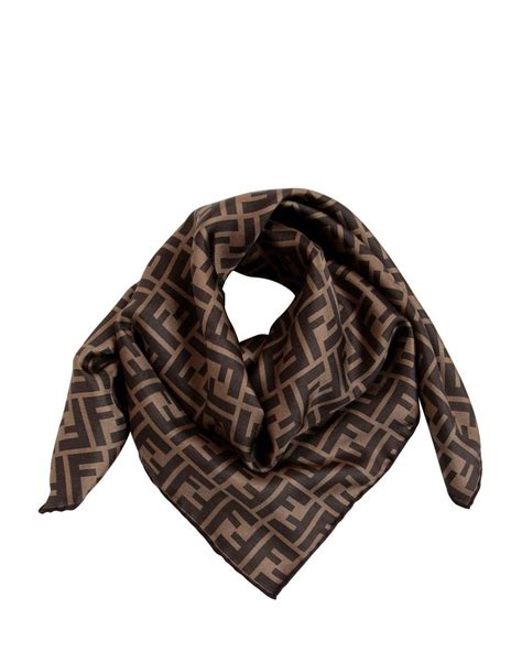 fendi ff logo shawl|Fendi silk scarf for sale.